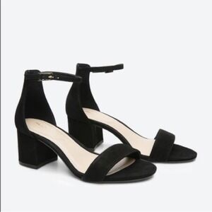 Aldo Black Block Heel Sandals